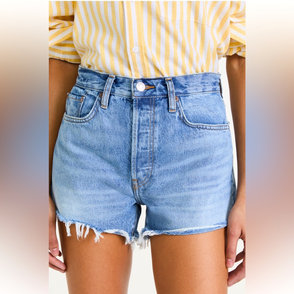NWT Re/done 70s high rise shorts